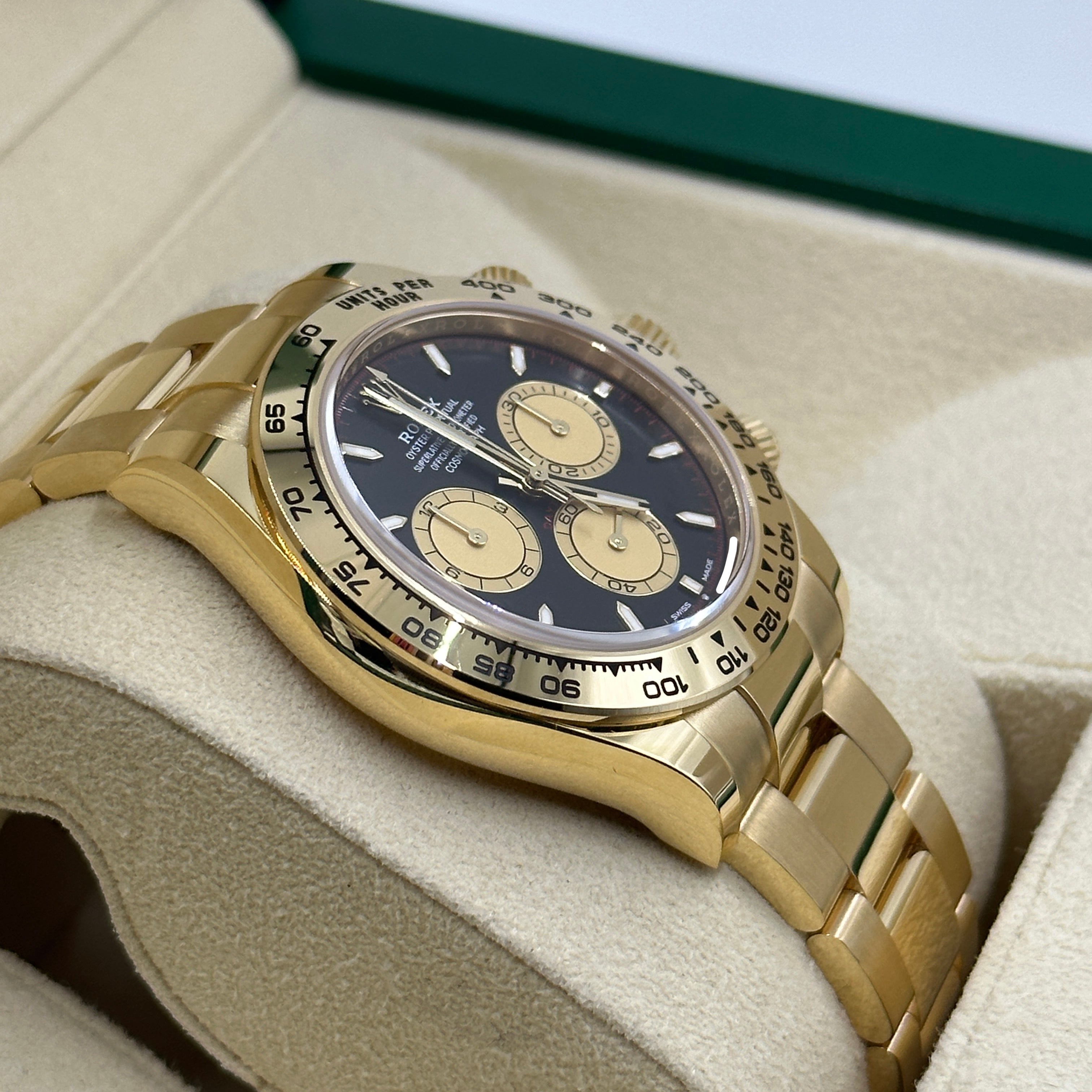 Rolex Cosmograph Daytona 126508 Intense black and champagne-colour