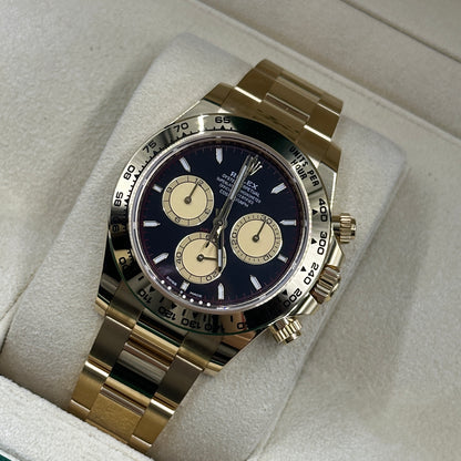 Rolex Cosmograph Daytona 126508 Intense black and champagne-colour