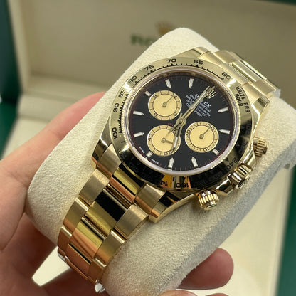 Rolex Cosmograph Daytona 126508 Intense black and champagne-colour