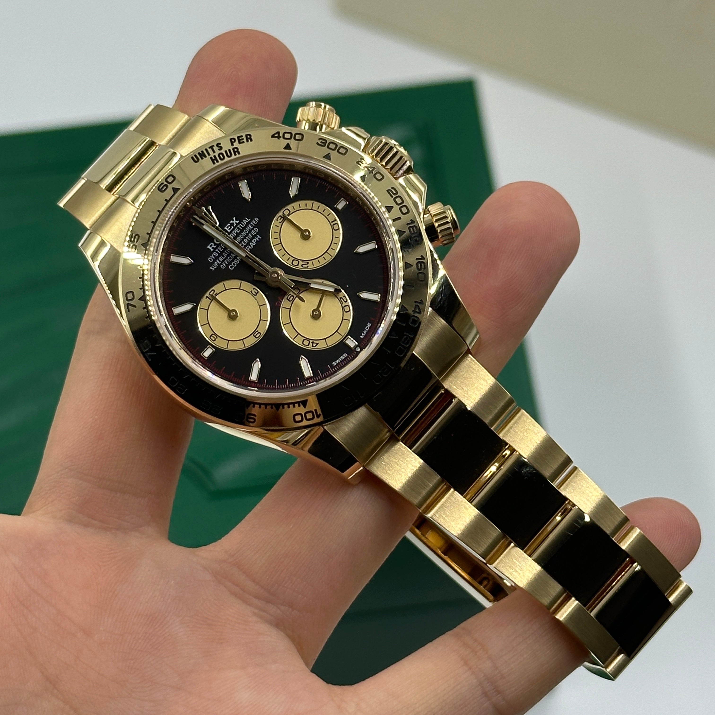 Rolex Cosmograph Daytona 126508 Intense black and champagne-colour