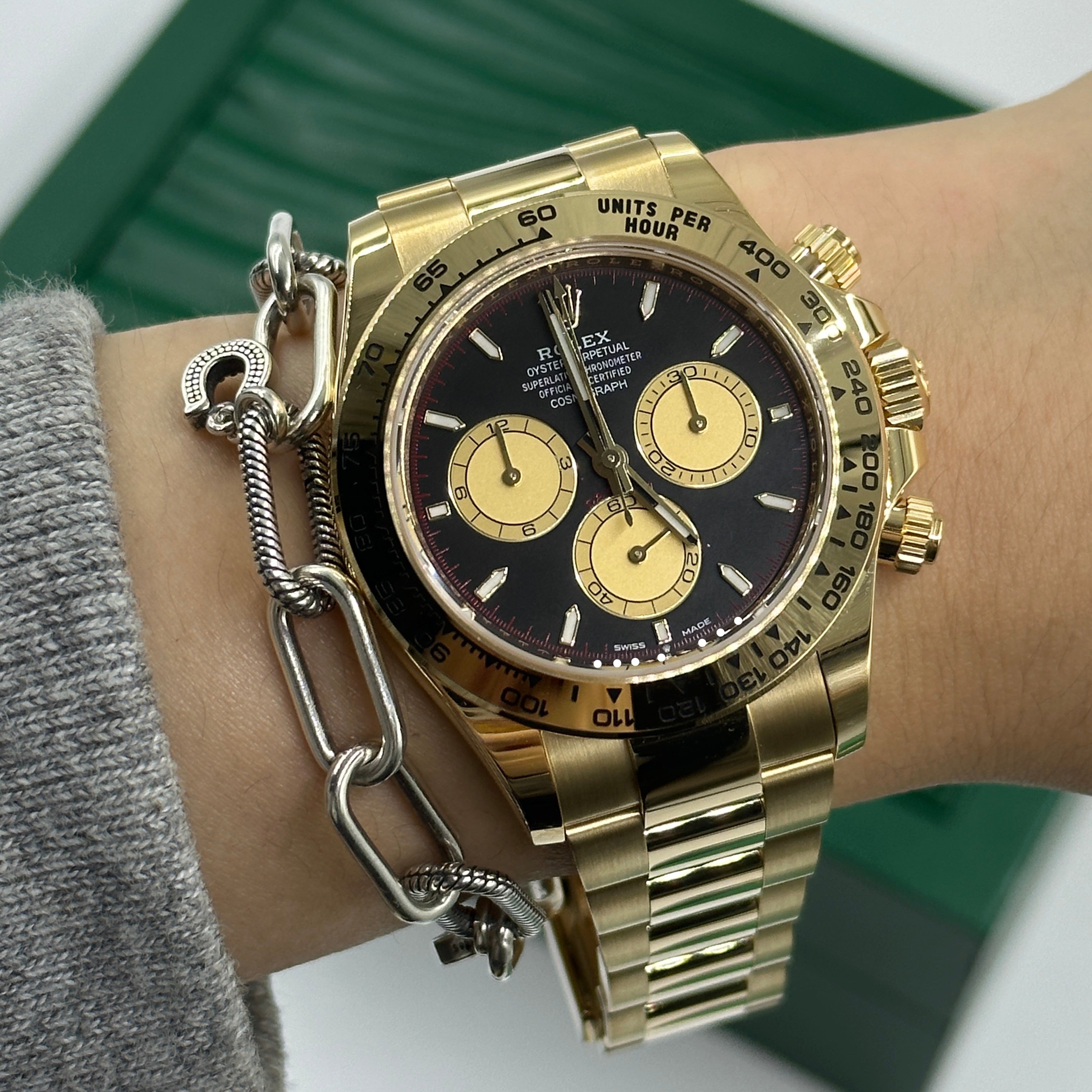 Rolex Cosmograph Daytona 126508 Intense black and champagne-colour