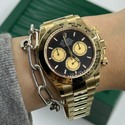 Rolex Cosmograph Daytona 126508 Intense black and champagne-colour