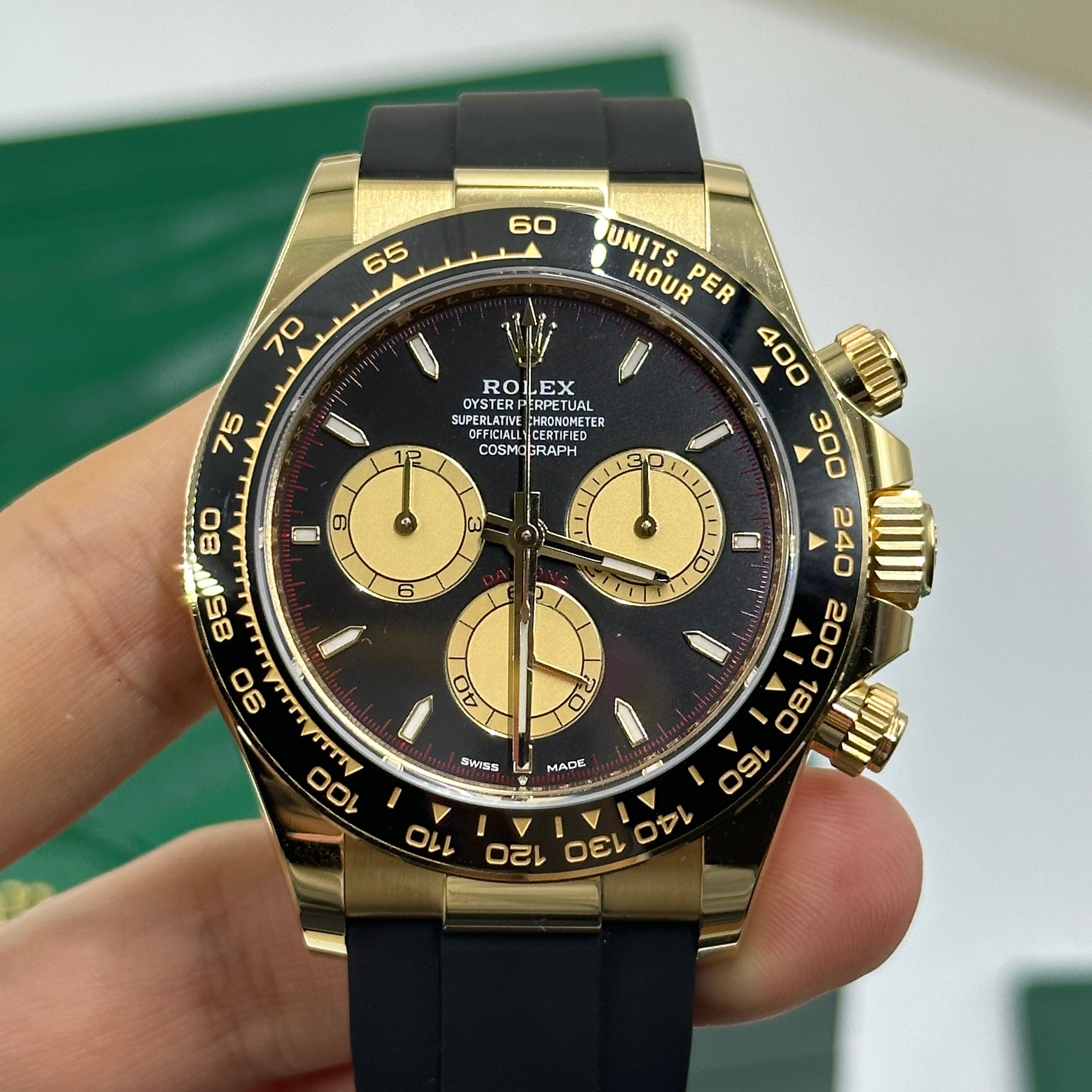 Rolex Cosmograph Daytona 126518 Intense black and champagne-colour