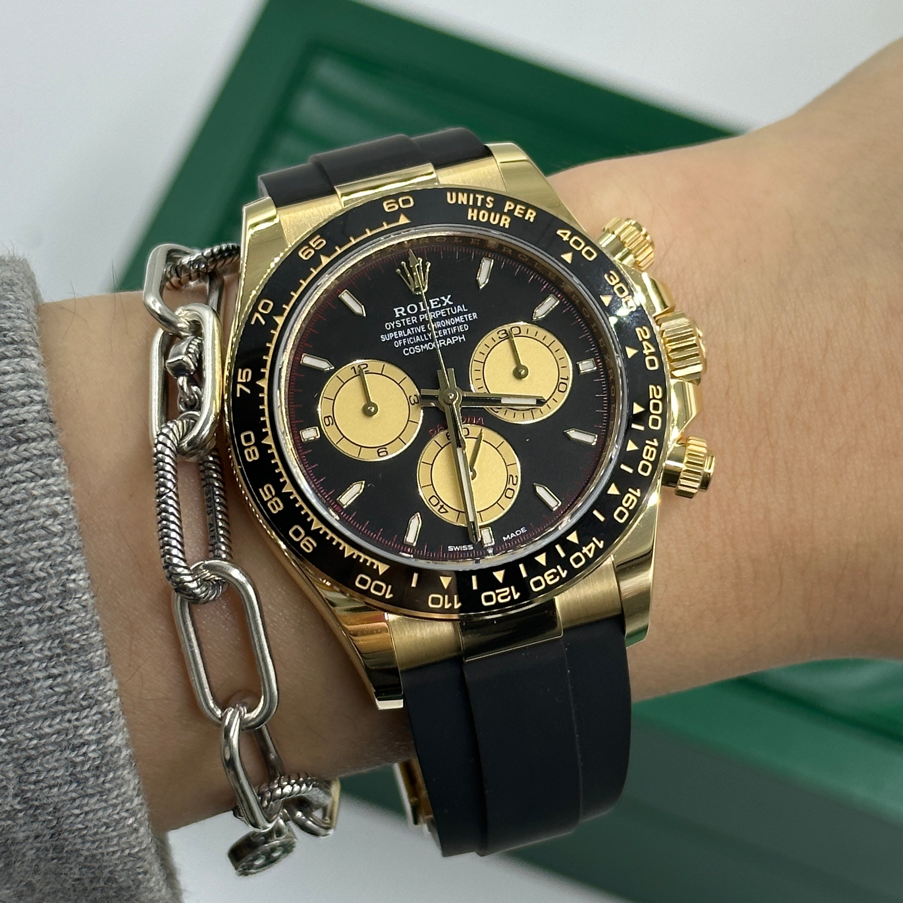 Rolex Cosmograph Daytona 126518 Intense black and champagne-colour