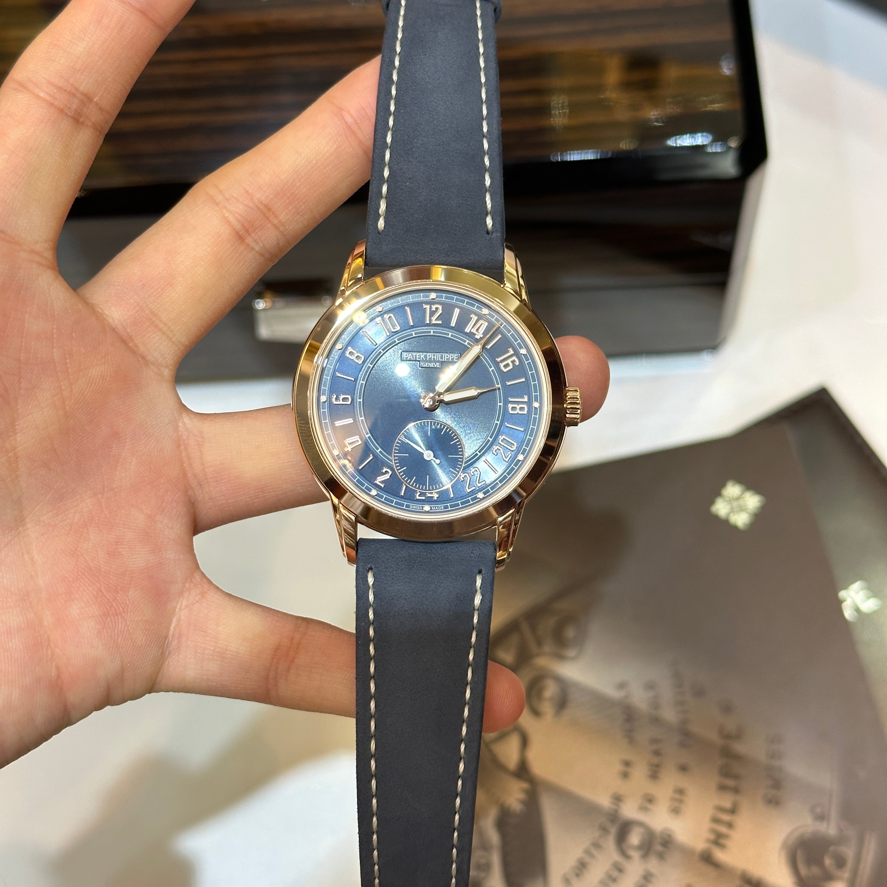 Patek Philippe Complications Travel Time 24H 5224R‑001 Rose Gold 42 mm