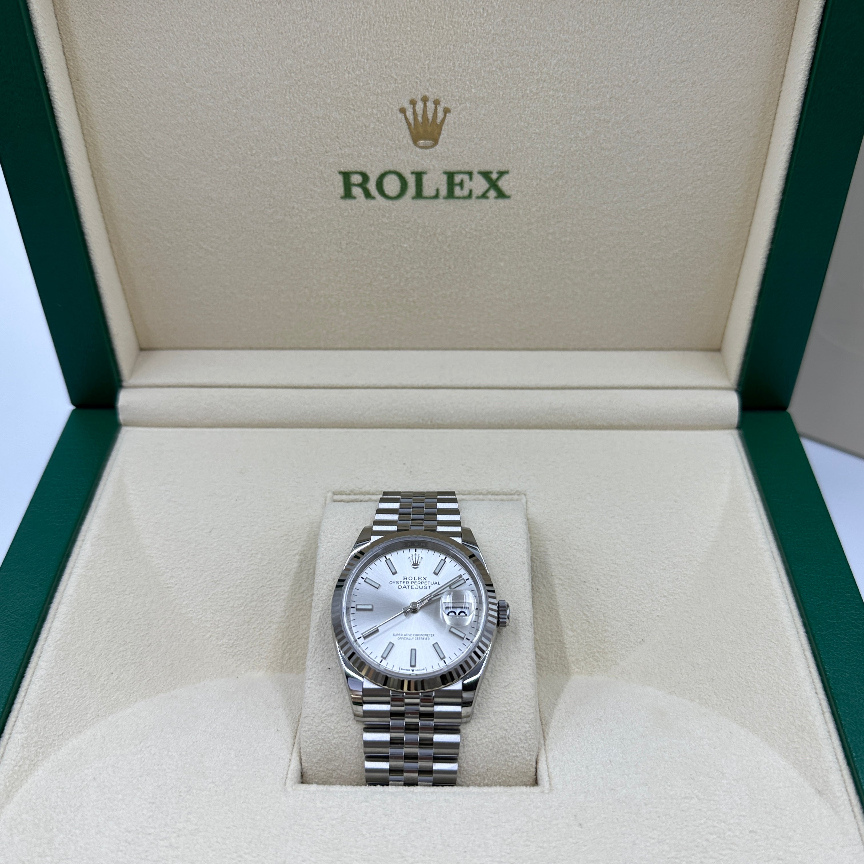 Rolex Datejust 36 126234 Silver Index Jubilee 2025
