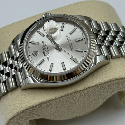 Rolex Datejust 36 126234 Silver Index Jubilee 2025