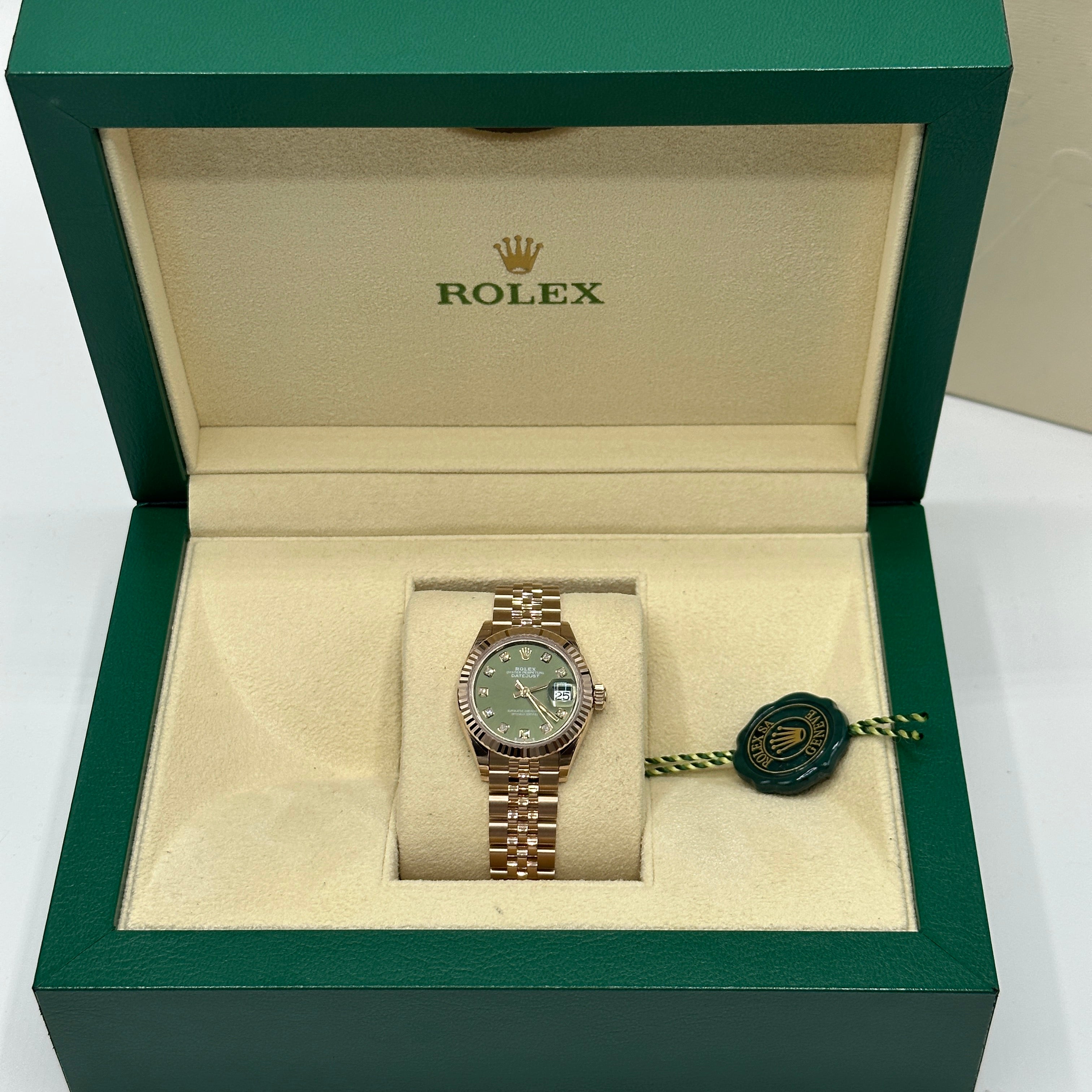 Rolex Lady-Datejust 279175G Green Jubilee 2026 – EW Watches