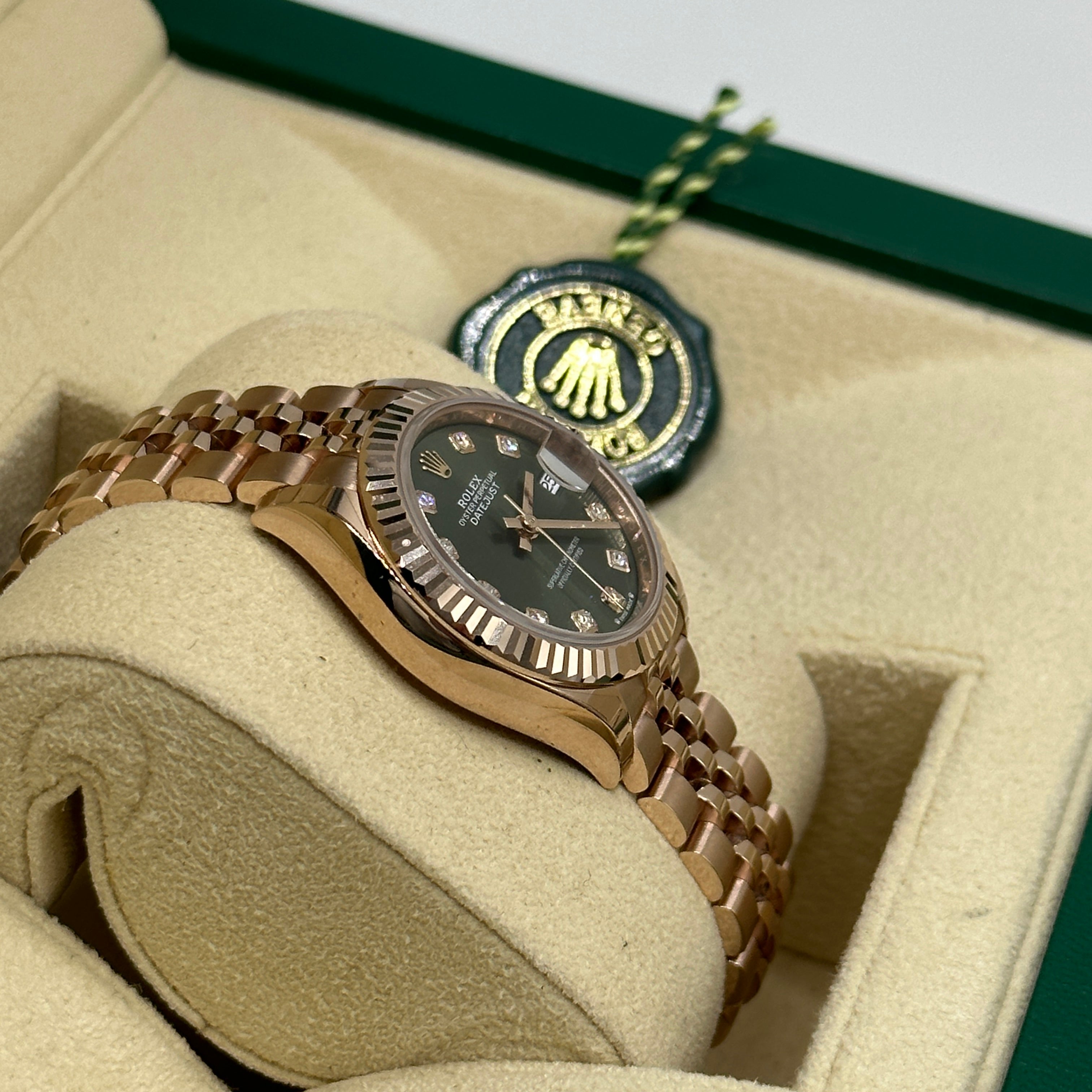 Rolex Lady-Datejust 279175G Green Jubilee 2024