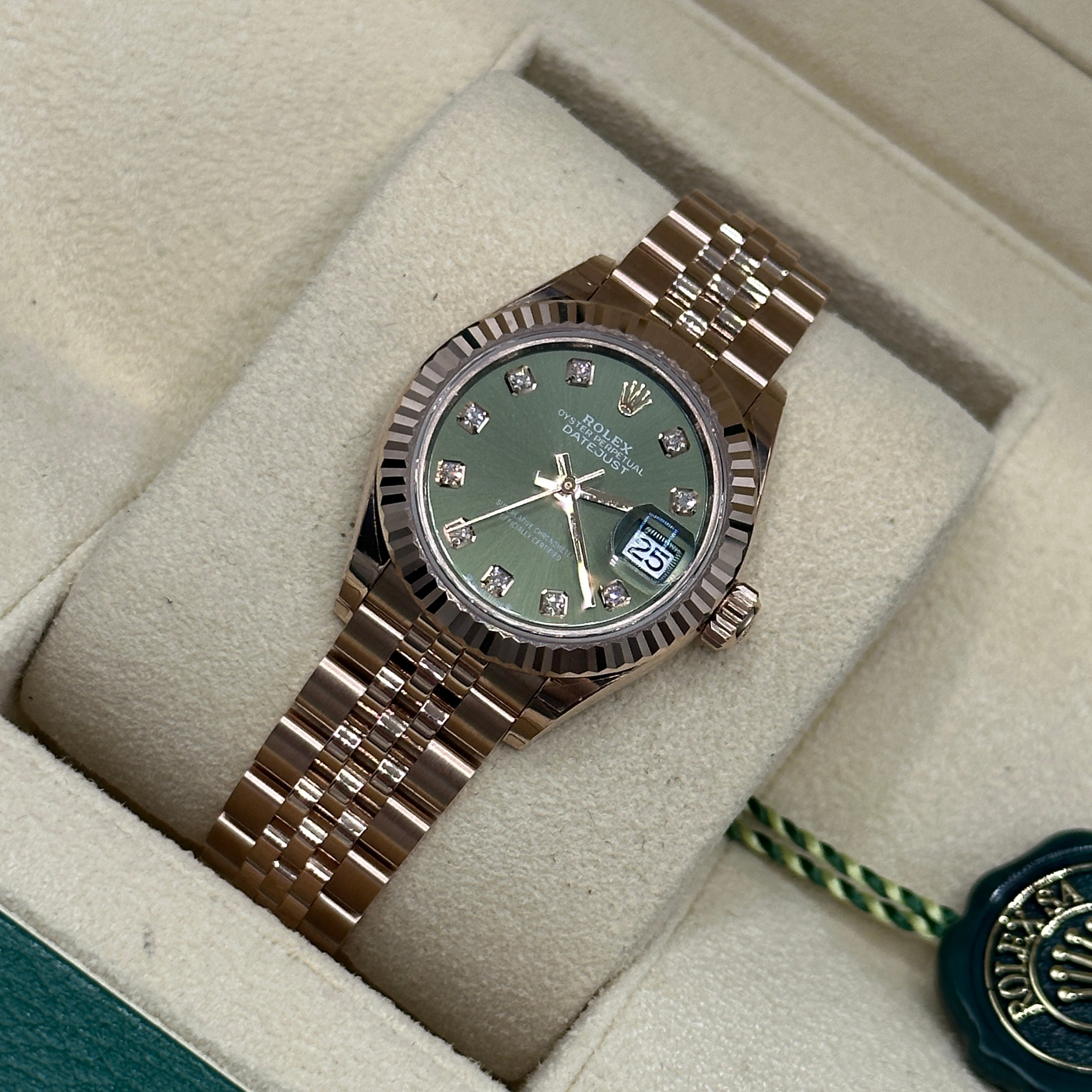 Rolex Lady-Datejust 279175G Green Jubilee 2024