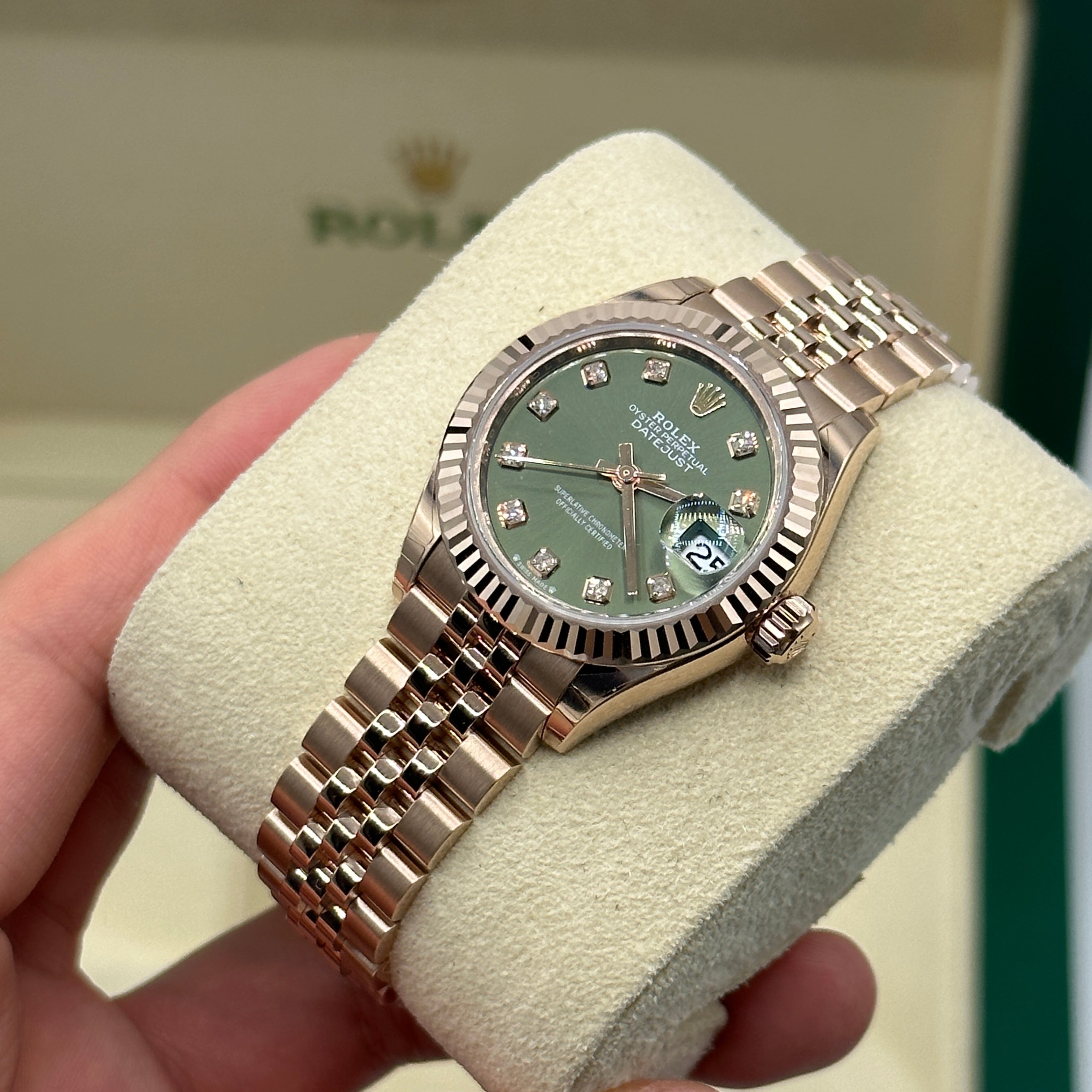 Rolex Lady-Datejust 279175G Green Jubilee 2024
