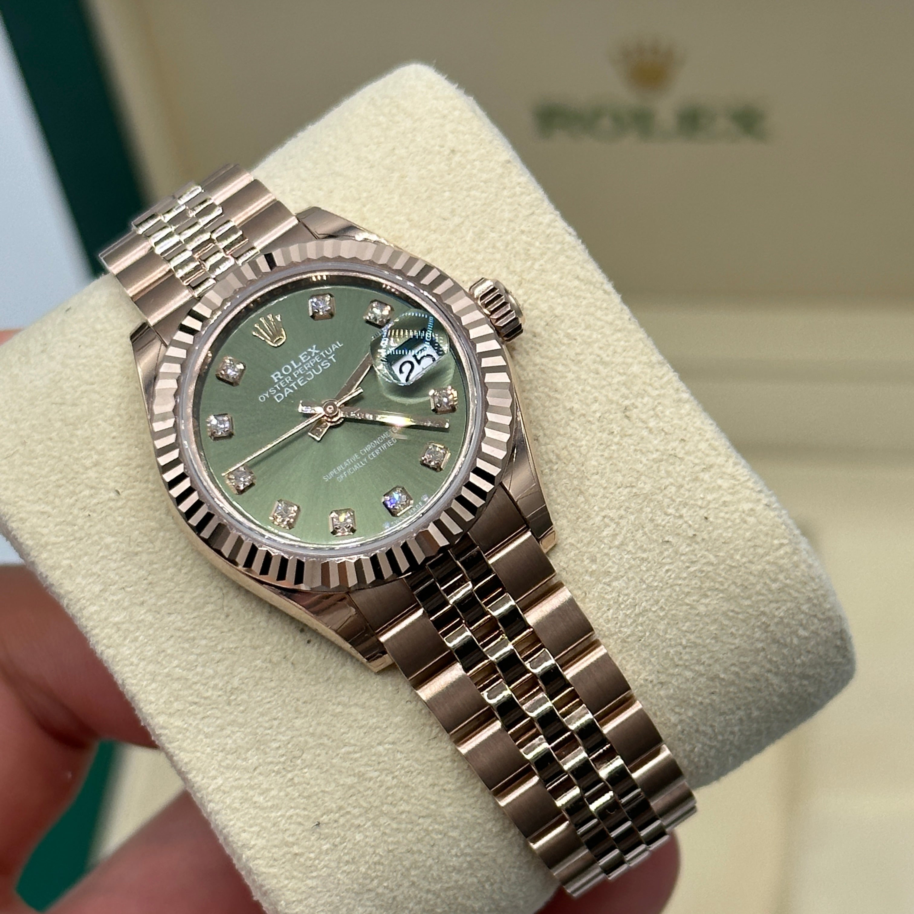 Rolex Lady-Datejust 279175G Green Jubilee 2024