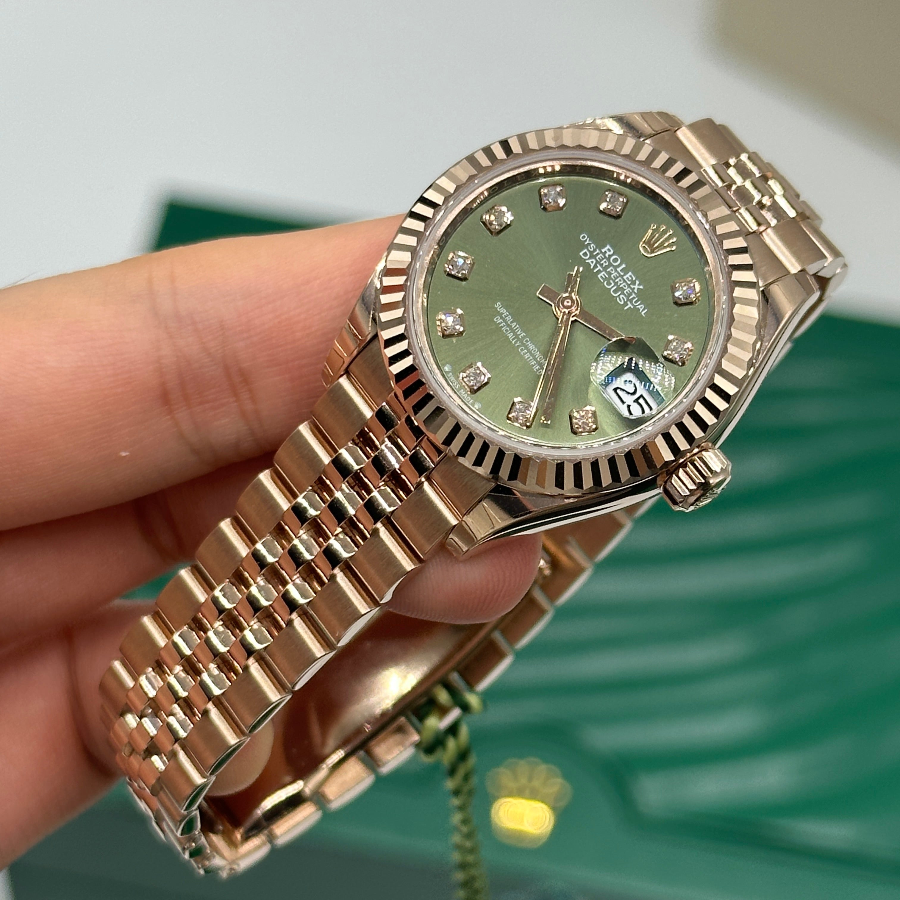 Rolex Lady-Datejust 279175G Green Jubilee 2024
