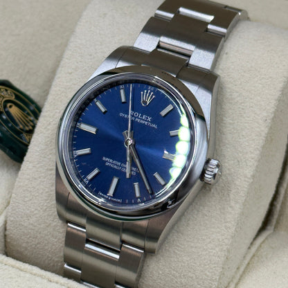 Rolex Oyster Perpetual 34 124200-0003 Blue Index 2025