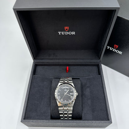 Tudor Royal M28600-0003 Black Roman