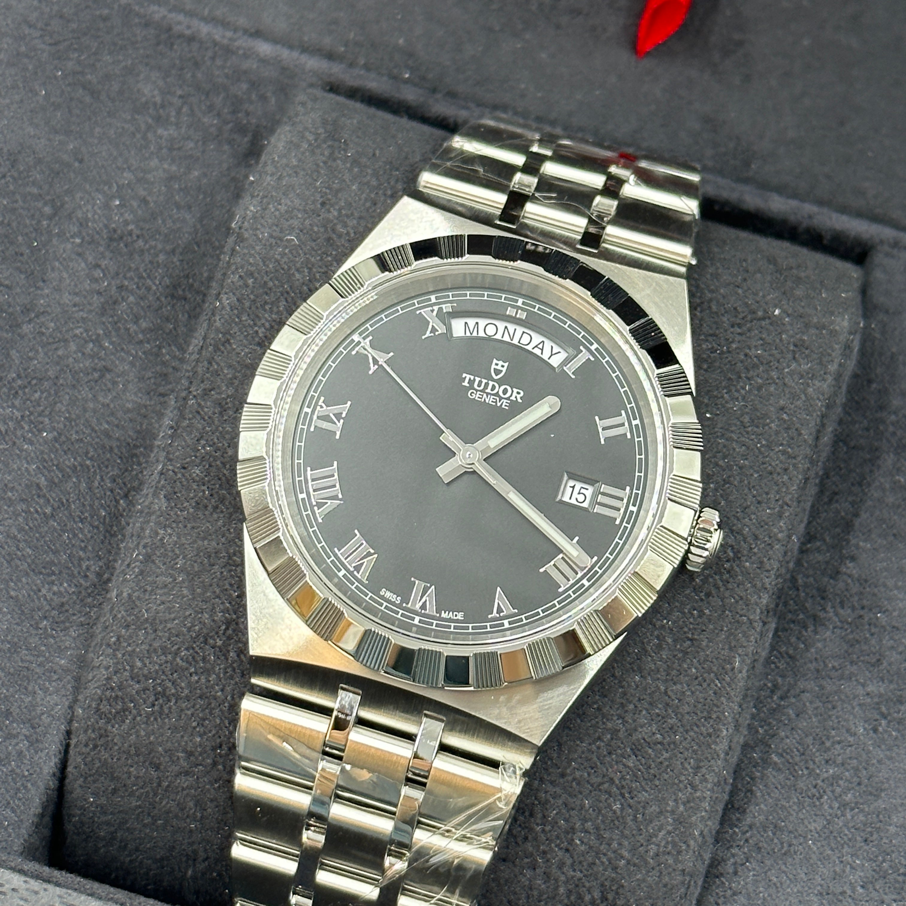 Tudor Royal M28600-0003 Black Roman