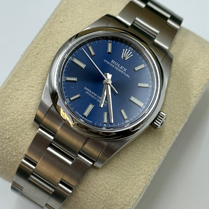 Rolex Oyster Perpetual 34 124200-0003 Blue Index 2025
