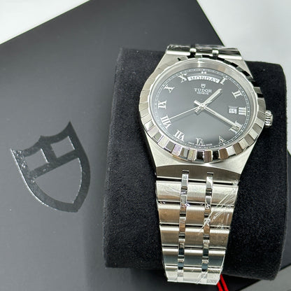 Tudor Royal M28600-0003 Black Roman