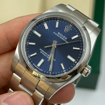 Rolex Oyster Perpetual 34 124200-0003 Blue Index 2025