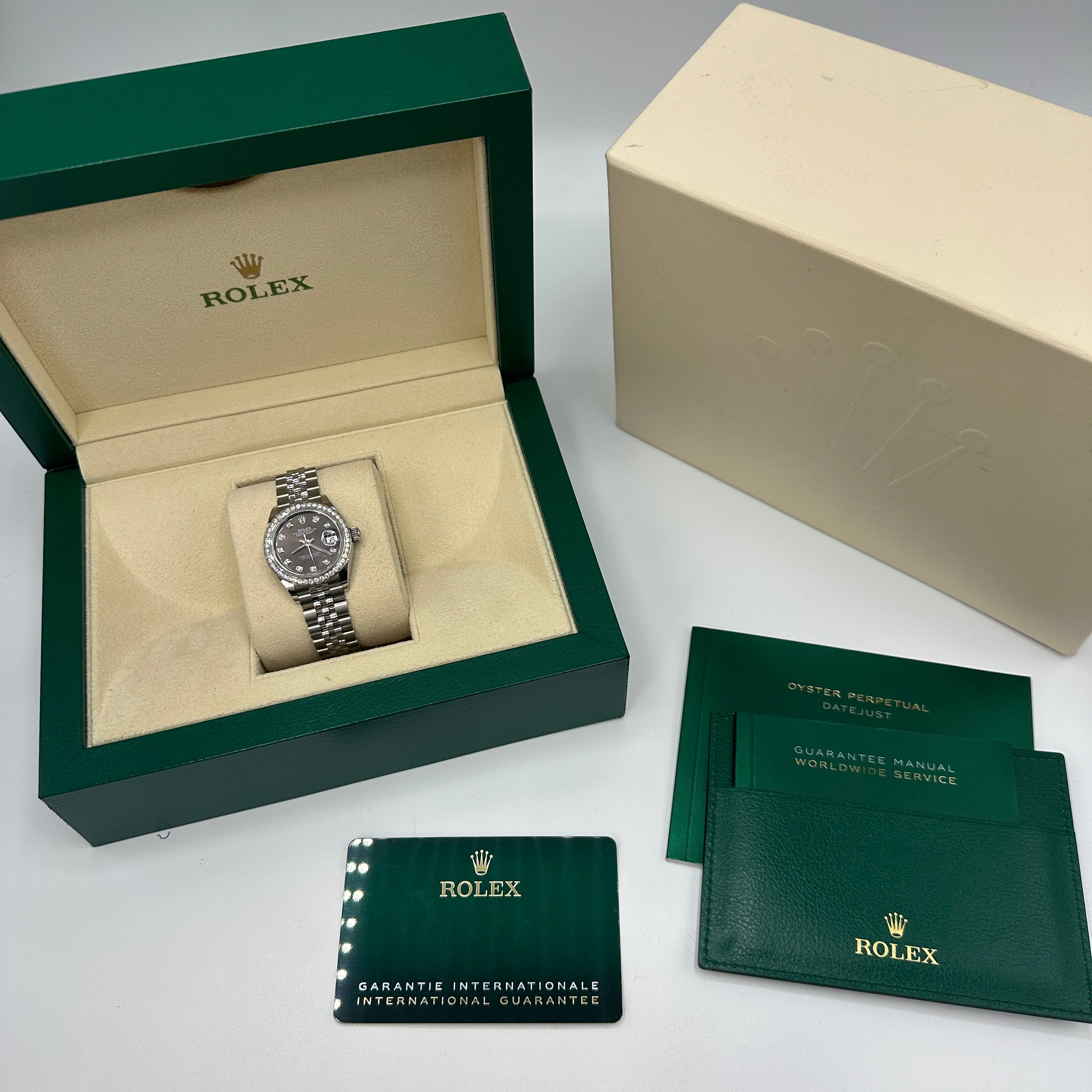 Rolex Lady-Datejust 28 m279384RBR-0017 Grey Diamonds jub 2025