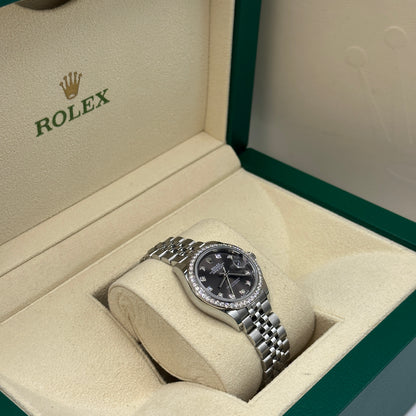 Rolex Lady-Datejust 28 m279384RBR-0017 Grey Diamonds jub 2025
