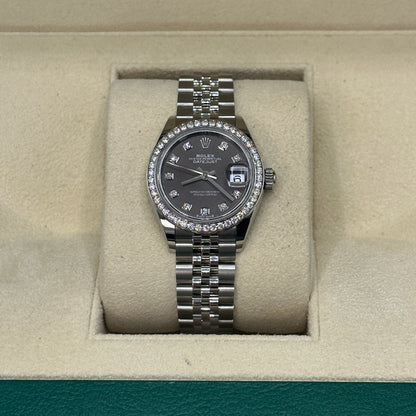 Rolex Lady-Datejust 28 m279384RBR-0017 Grey Diamonds jub 2025