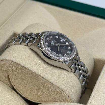 Rolex Lady-Datejust 28 m279384RBR-0017 Grey Diamonds jub 2025