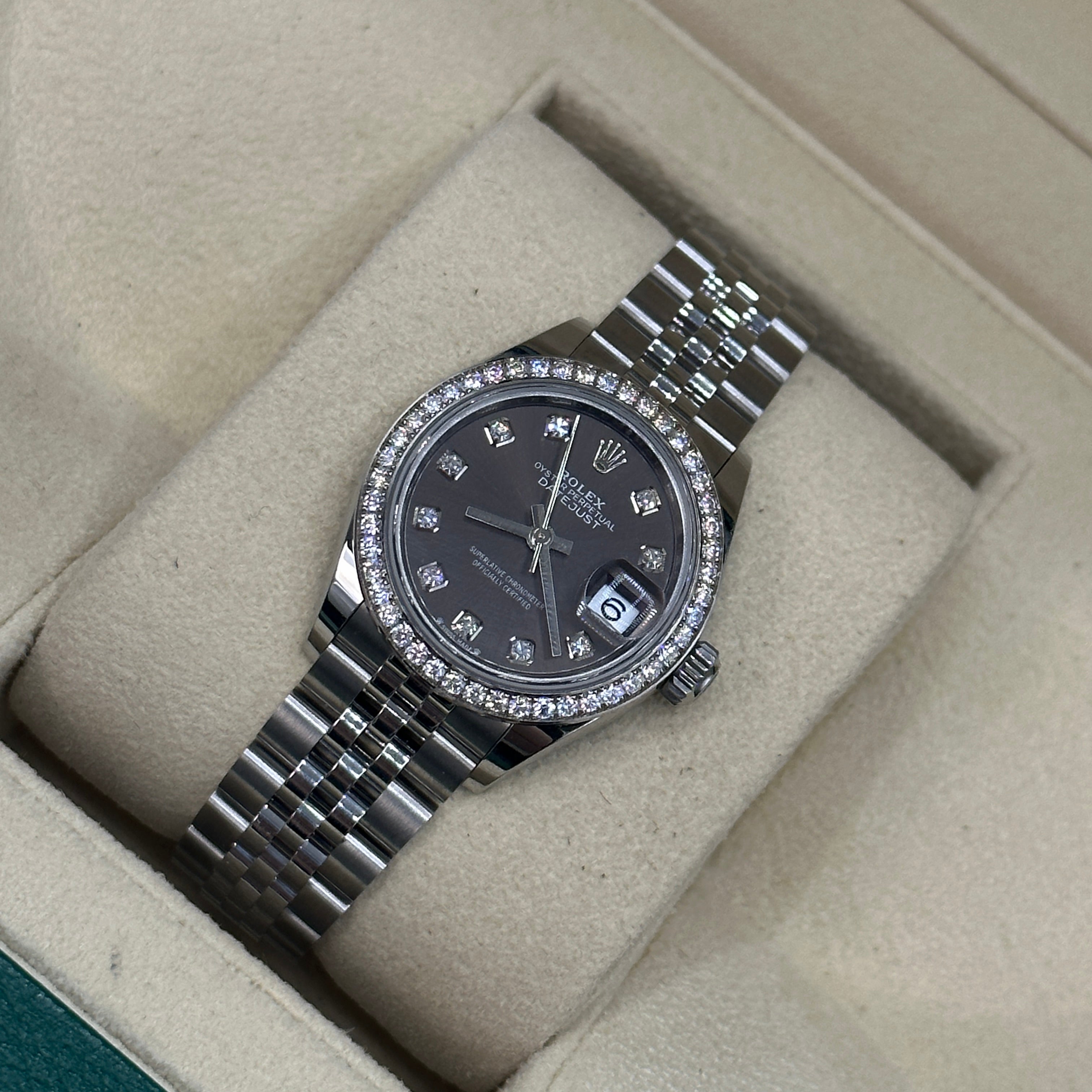 Rolex Lady-Datejust 28 m279384RBR-0017 Grey Diamonds jub 2025