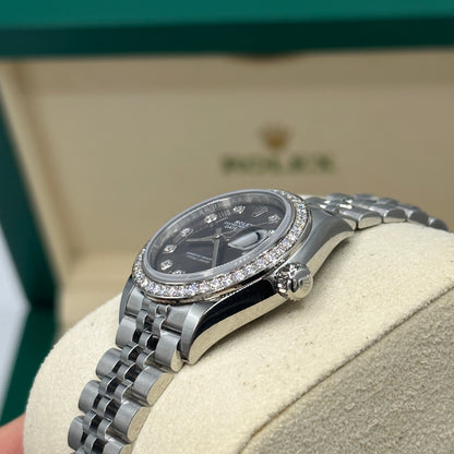 Rolex Lady-Datejust 28 m279384RBR-0017 Grey Diamonds jub 2025
