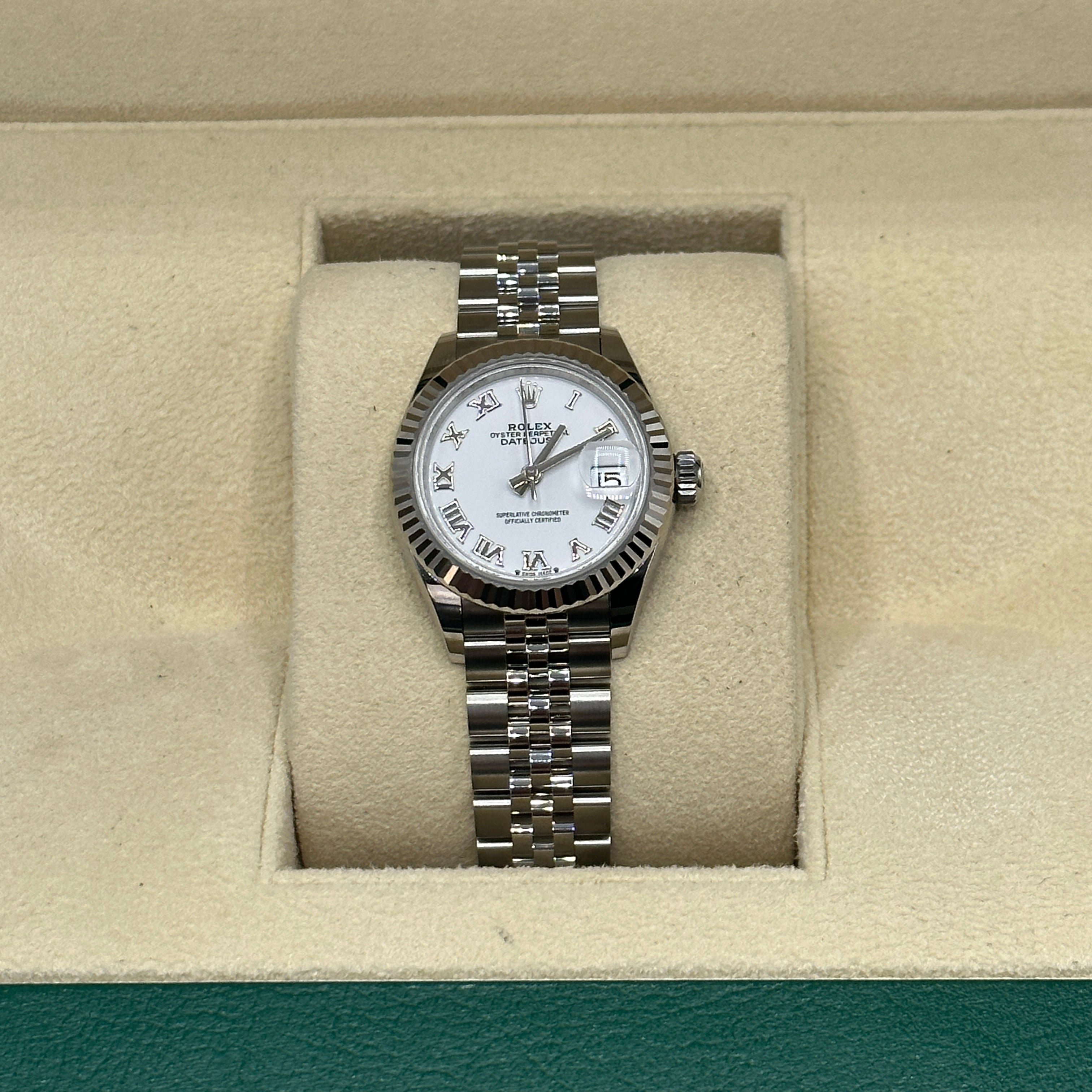 Rolex Lady-Datejust 279174 White Roman Jubilee 2025