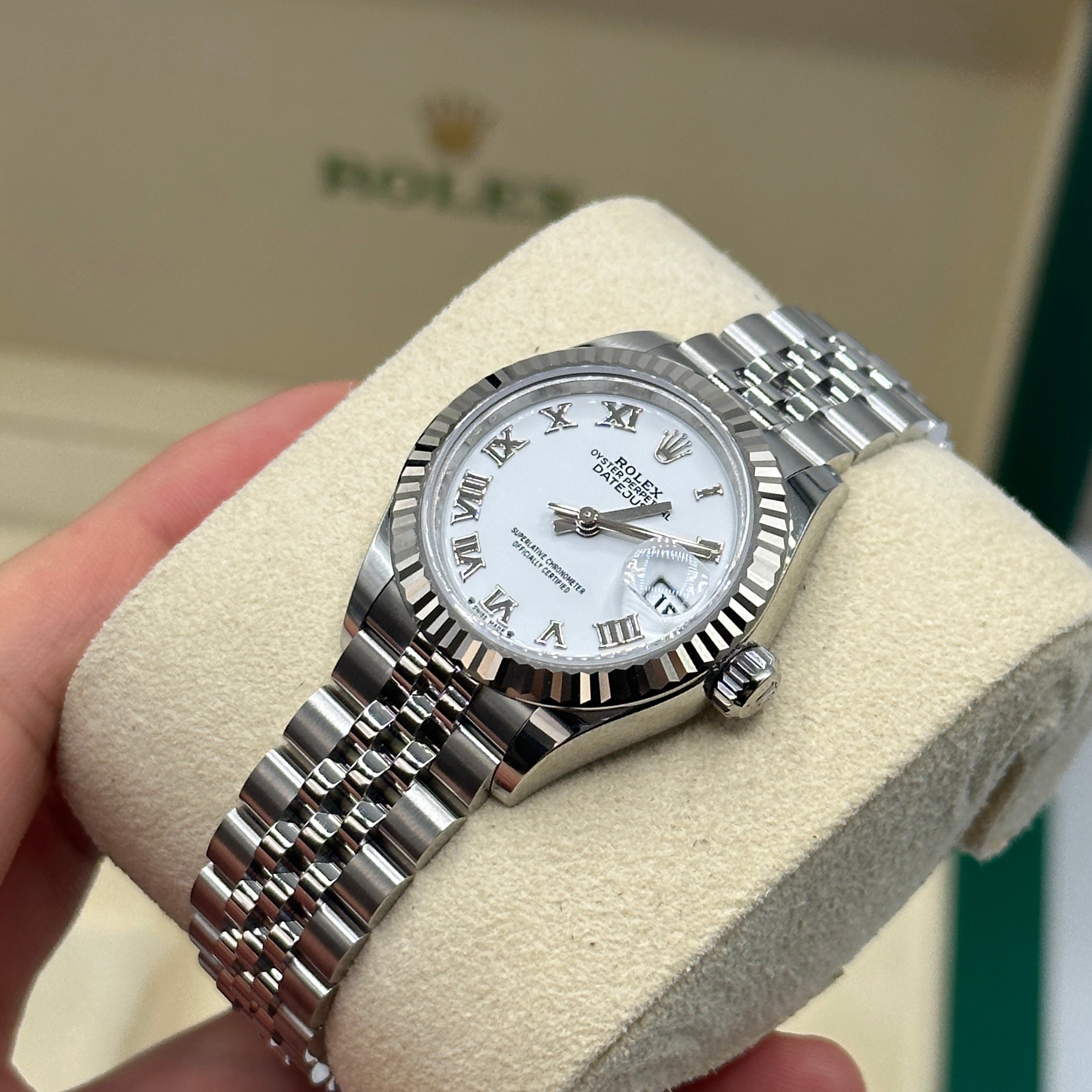 Rolex Lady-Datejust 279174 White Roman Jubilee 2025