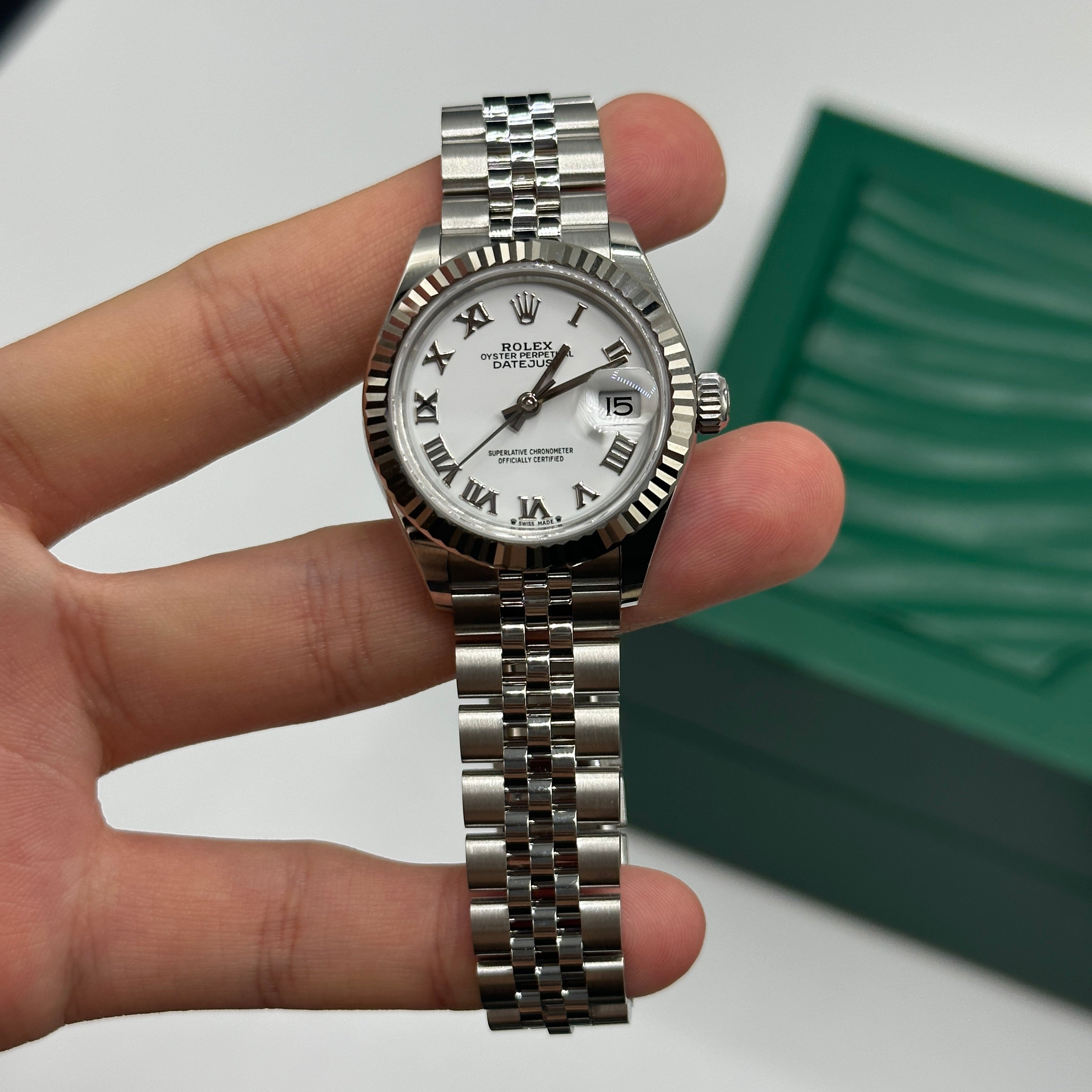 Rolex Lady-Datejust 279174 White Roman Jubilee 2025