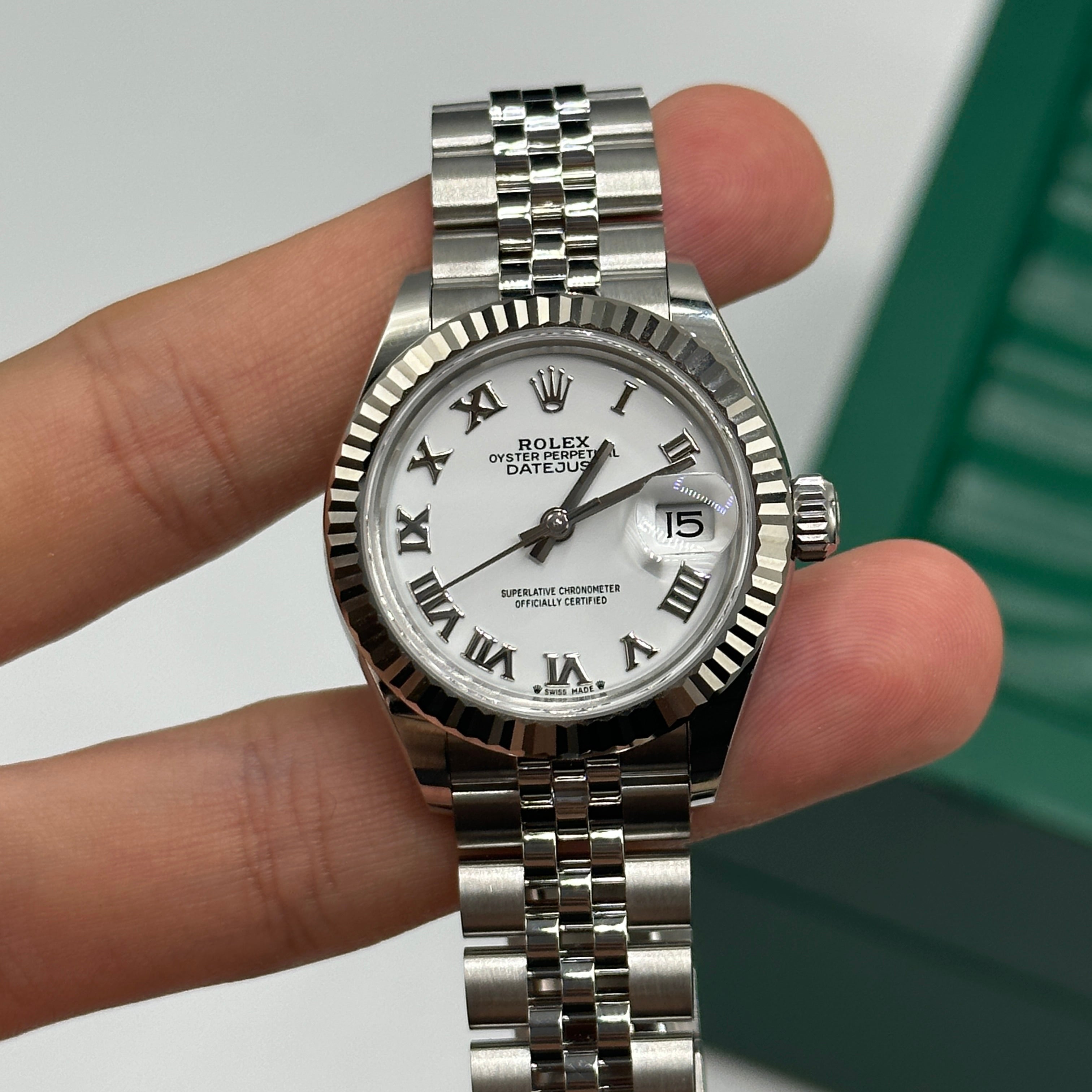 Rolex Lady-Datejust 279174 White Roman Jubilee 2025