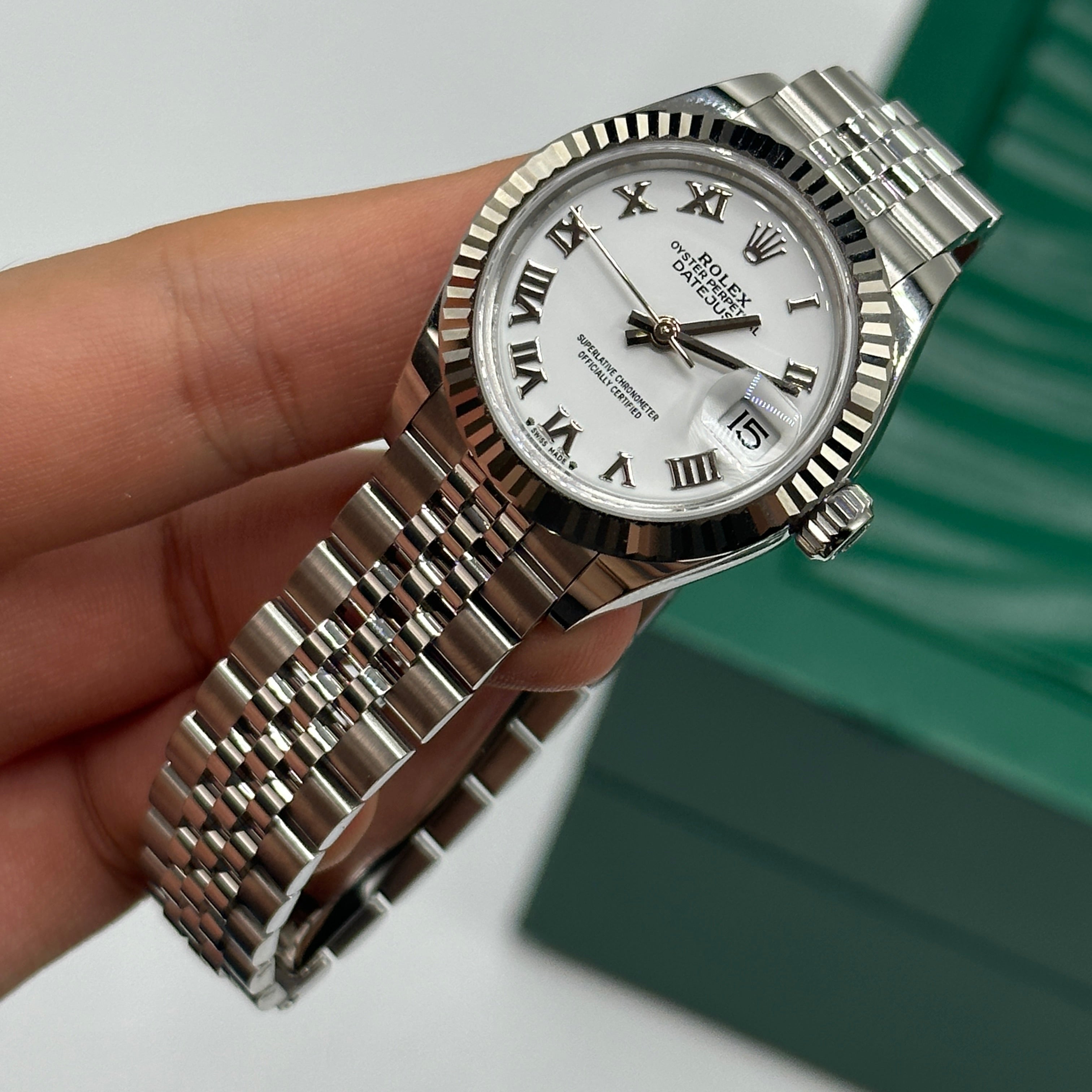 Rolex Lady-Datejust 279174 White Roman Jubilee 2025