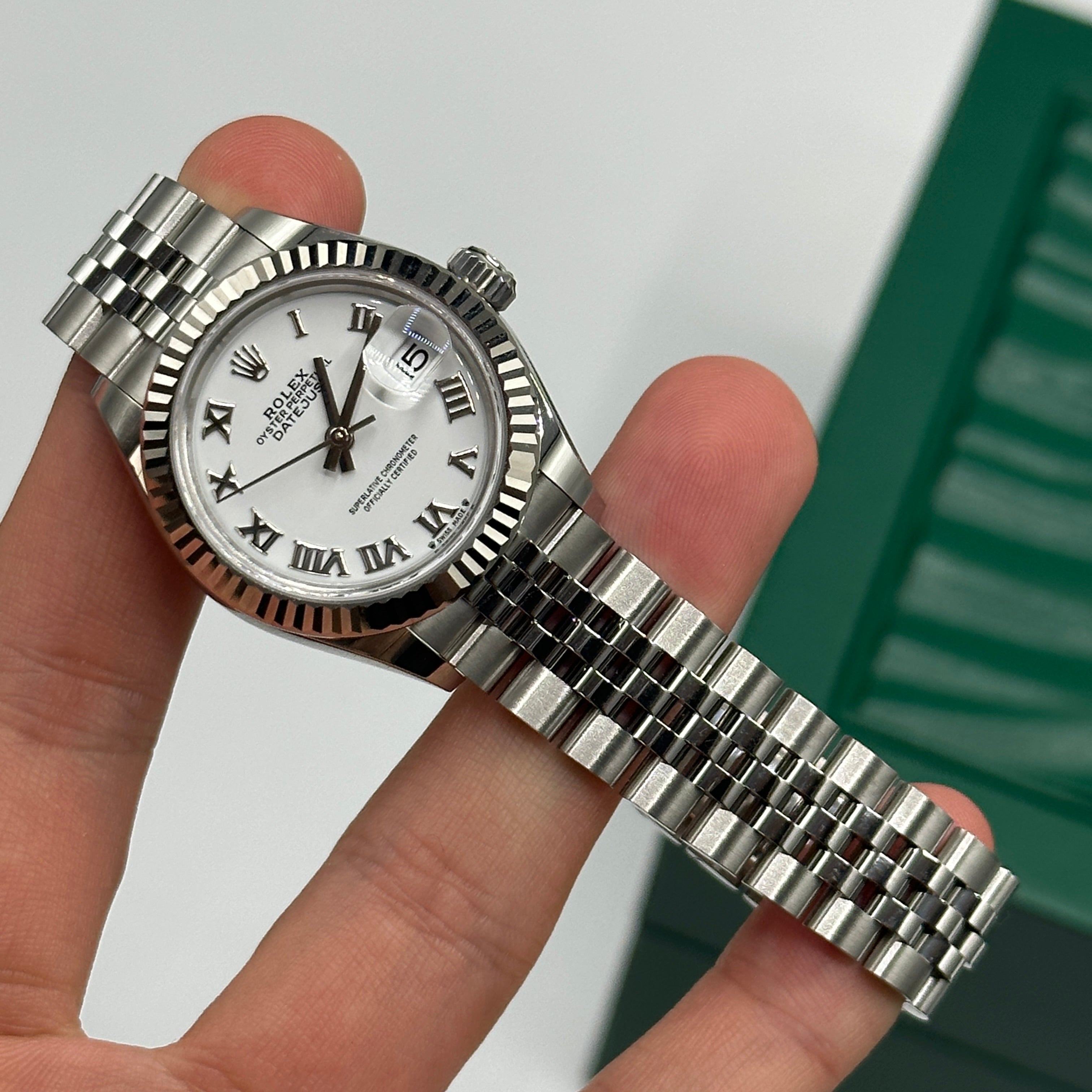 Rolex Lady-Datejust 279174 White Roman Jubilee 2025