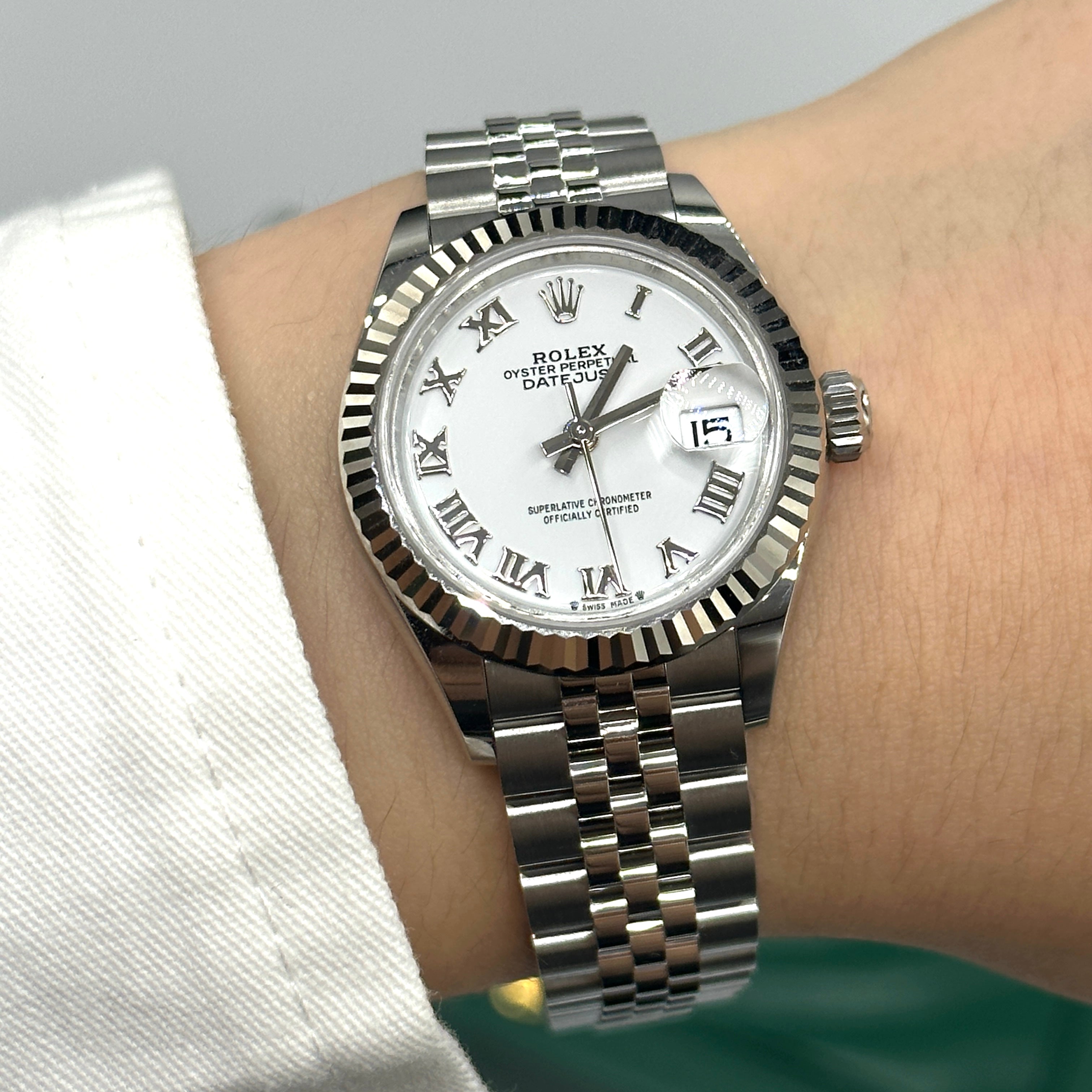 Rolex Lady-Datejust 279174 White Roman Jubilee 2025