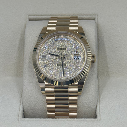 Rolex Day-Date 40 228238A Pave 2025