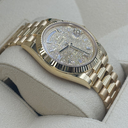 Rolex Day-Date 40 228238A Pave 2025