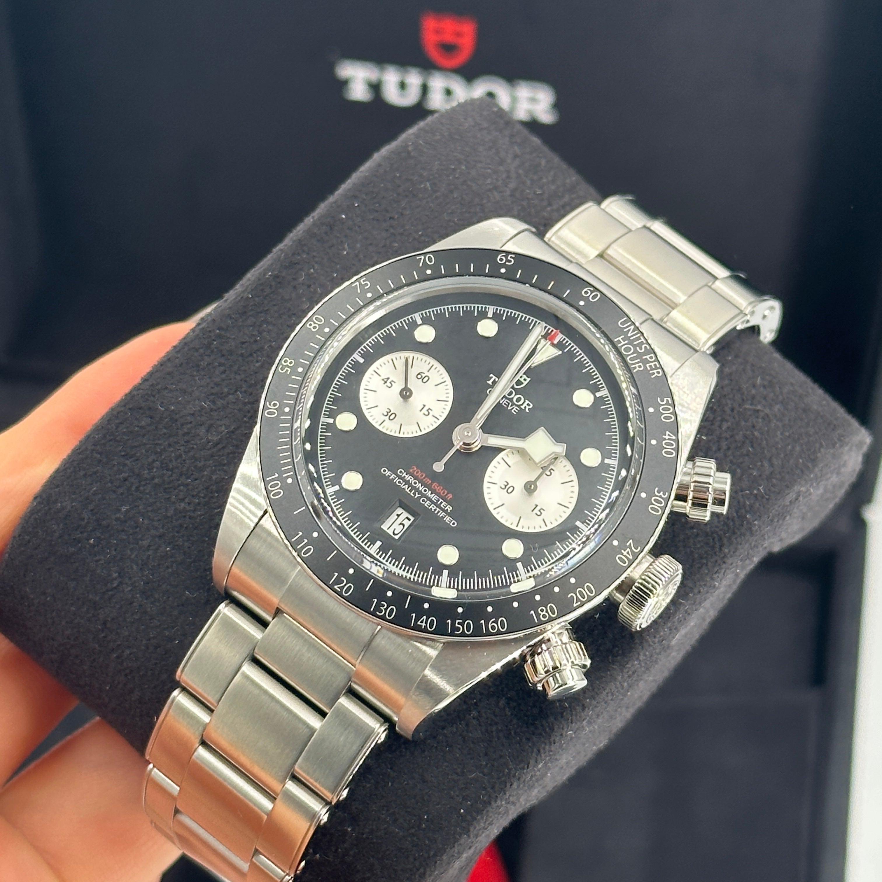Tudor 79360N-0001 Heritage Black Bay Chronograph Inverted Panda