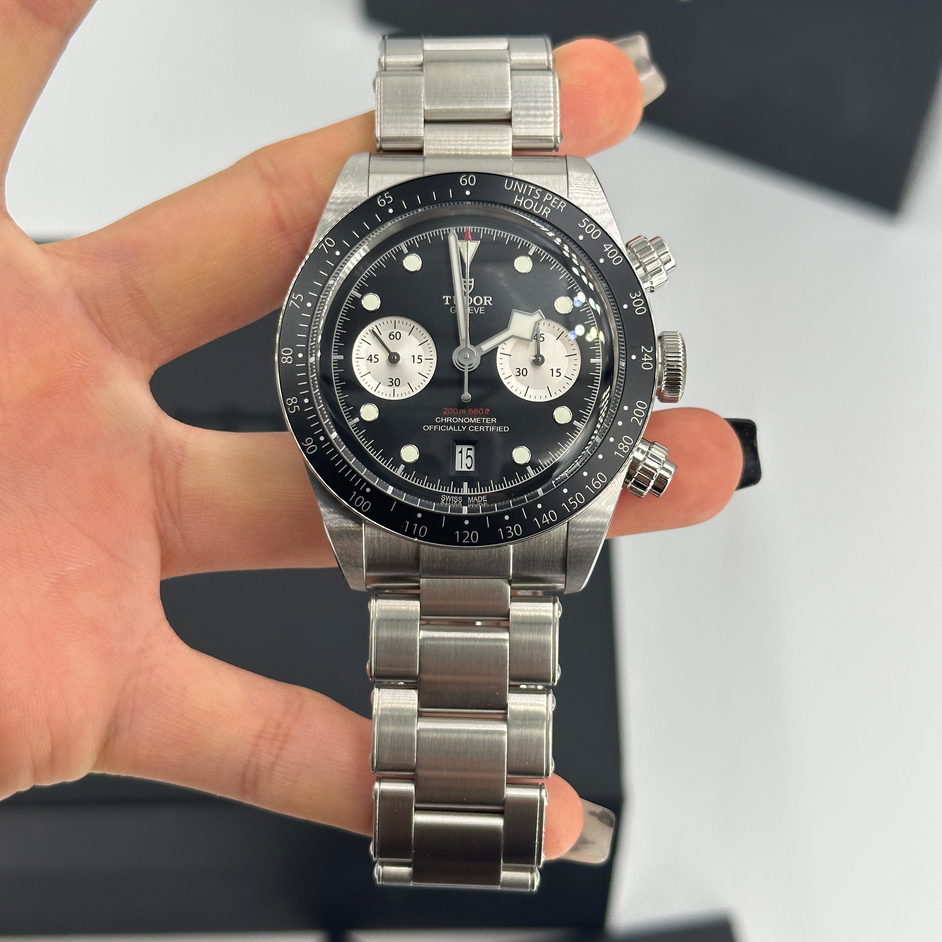 Tudor 79360N-0001 Heritage Black Bay Chronograph Inverted Panda