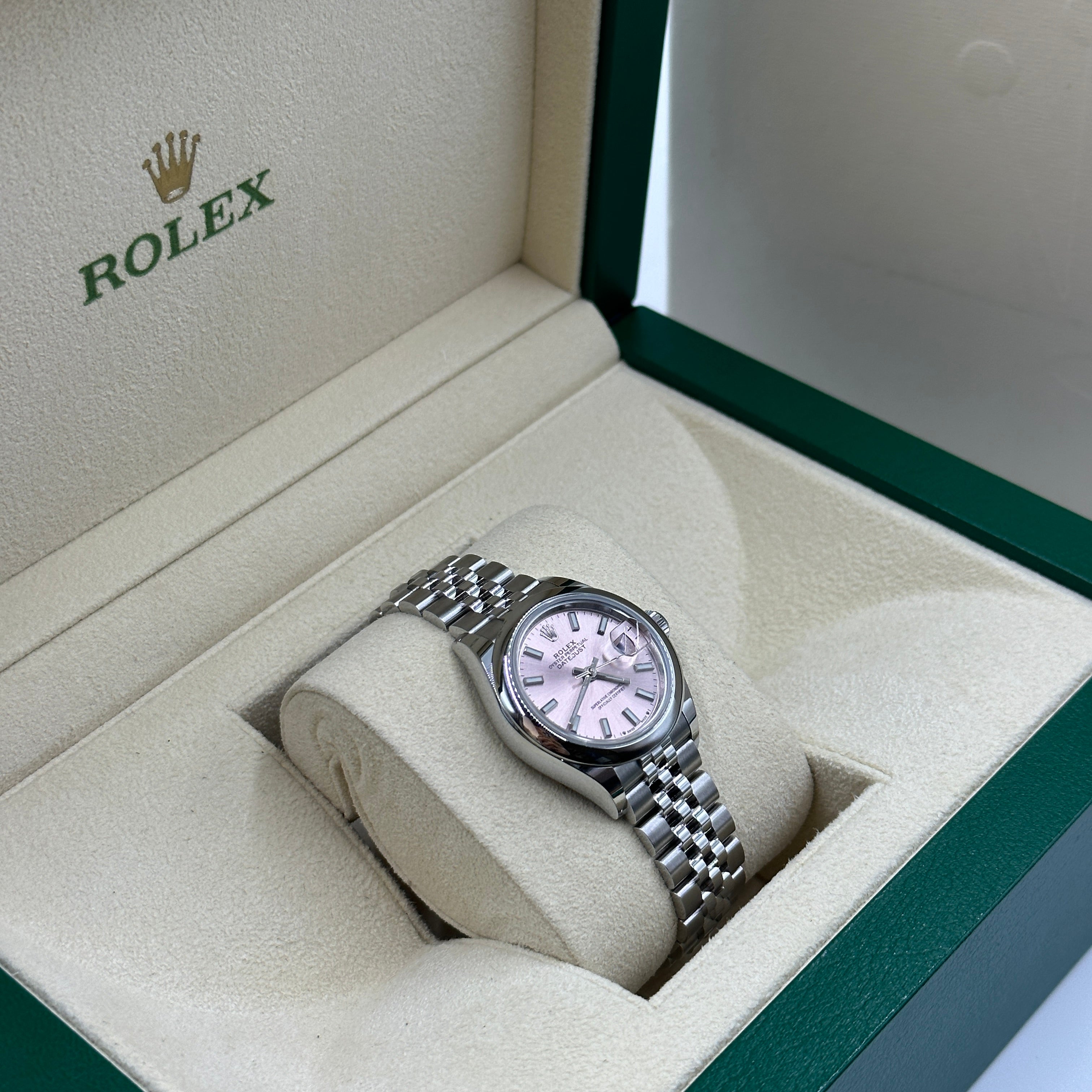 Rolex Lady-Datejust 279160 Pink Index Jubilee 2025