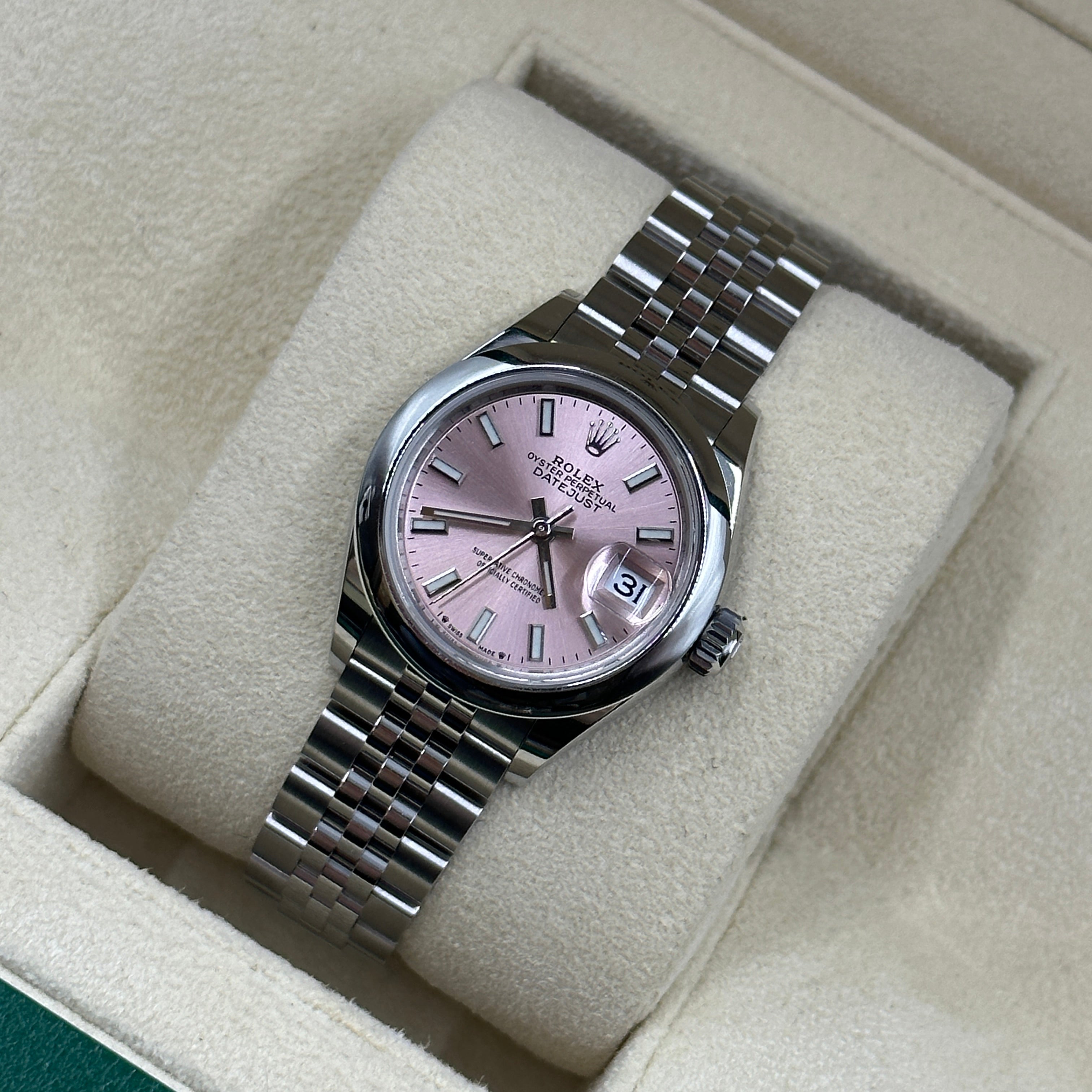 Rolex Lady-Datejust 279160 Pink Index Jubilee 2025