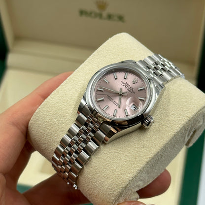Rolex Lady-Datejust 279160 Pink Index Jubilee 2025