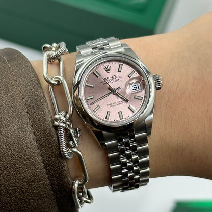 Rolex Lady-Datejust 279160 Pink Index Jubilee 2025