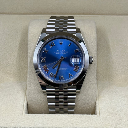 Rolex Datejust 41 126300 Blue Roman Jubilee 2025
