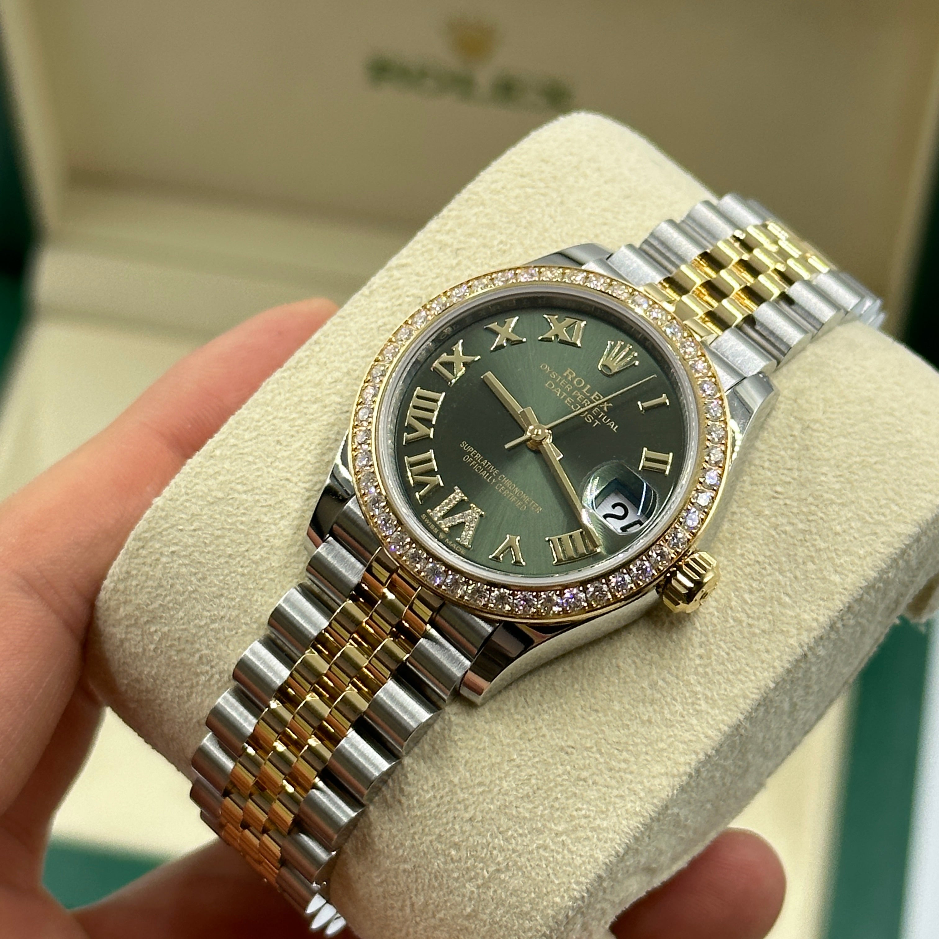 Rolex Datejust 31 278383RBR Green VI Jubilee 2023