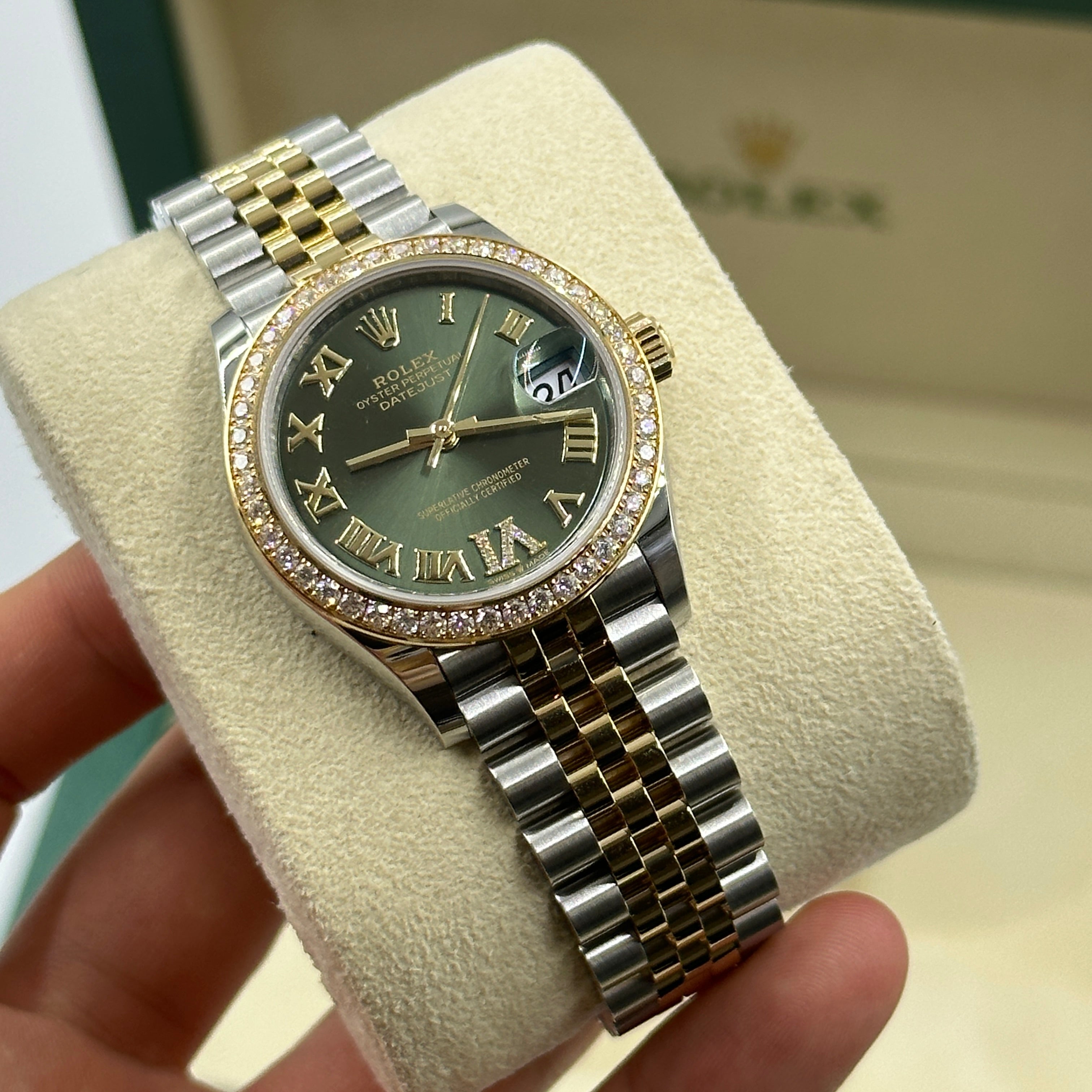 Rolex Datejust 31 278383RBR Green VI Jubilee 2023