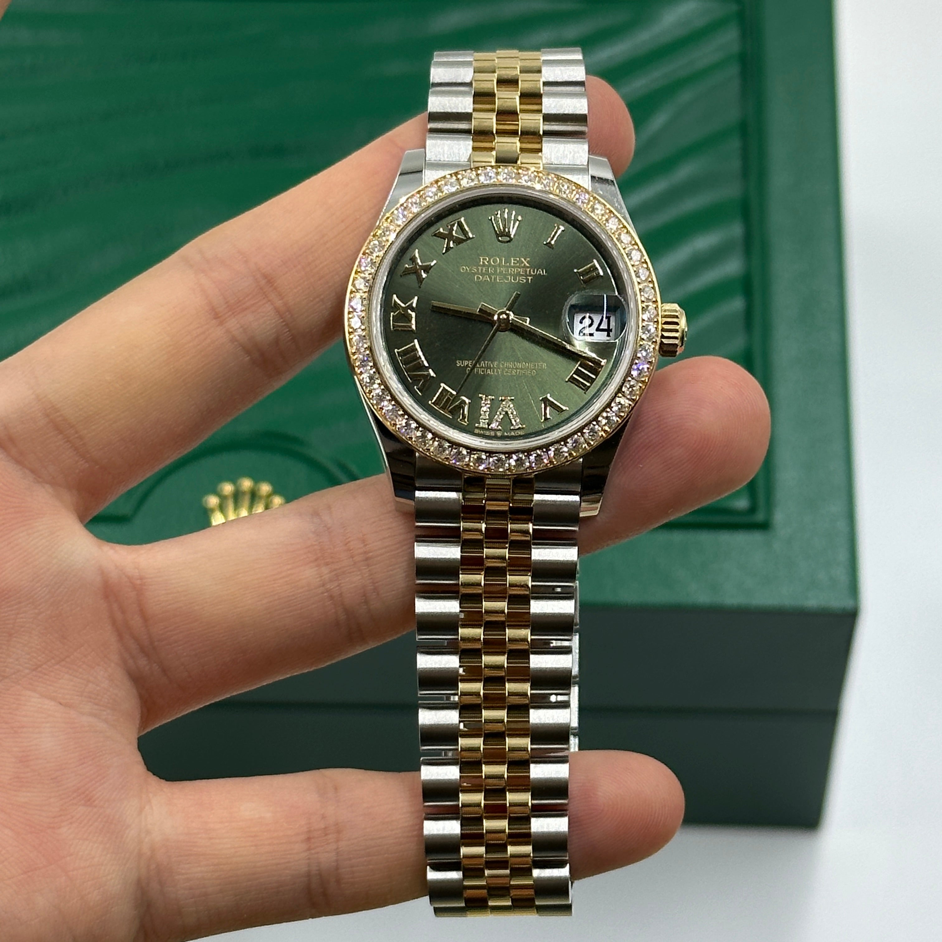 Rolex Datejust 31 278383RBR Green VI Jubilee 2023