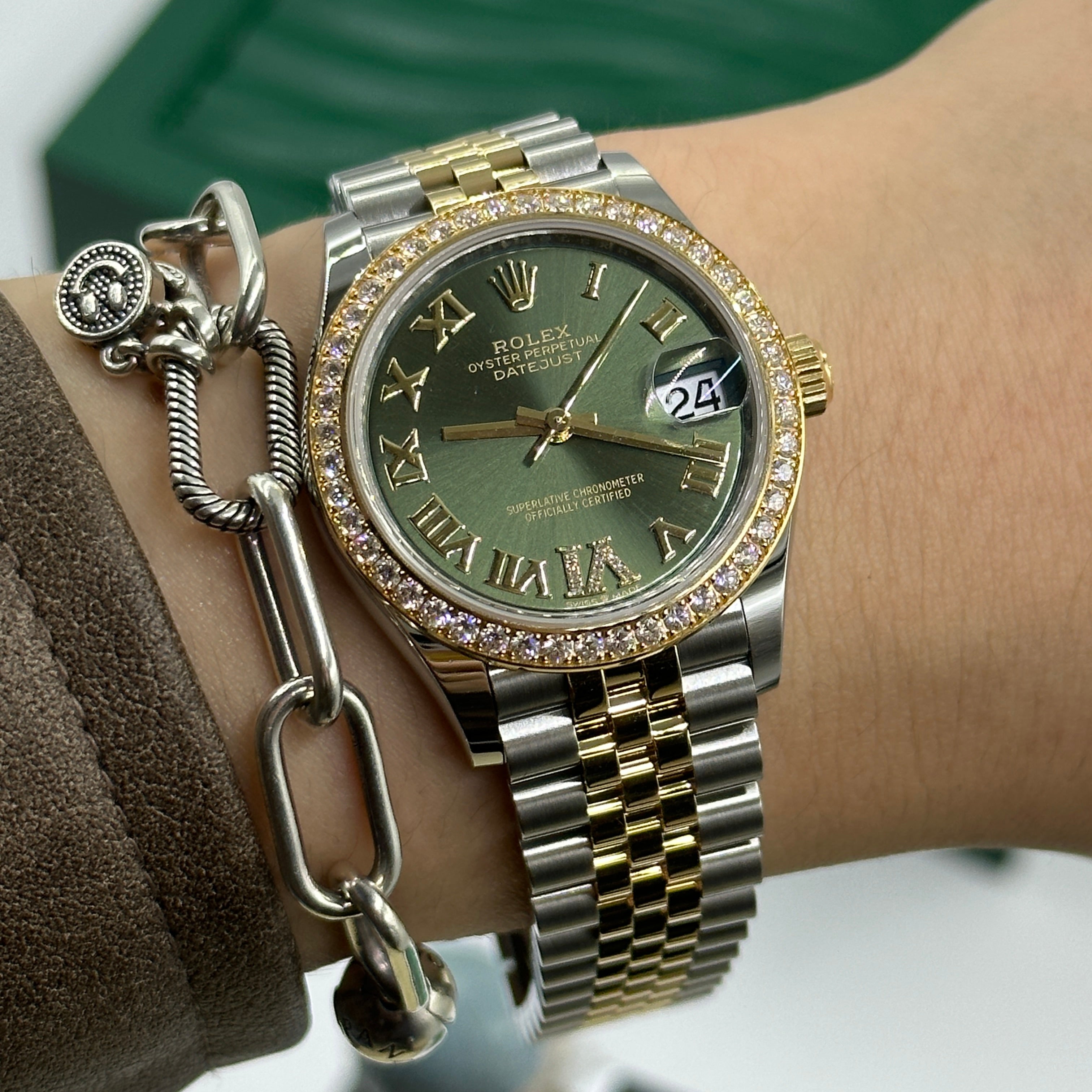 Rolex Datejust 31 278383RBR Green VI Jubilee 2023