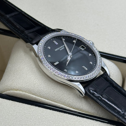 Patek Philippe Calatrava 5297G‑001 Diamond Bezel White‑Gold 38 MM 2020
